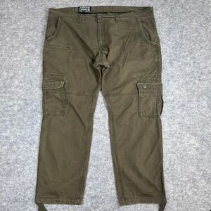 Jordan Craig Cargo Pants Mens 44x32 Olive Green Twill Utility